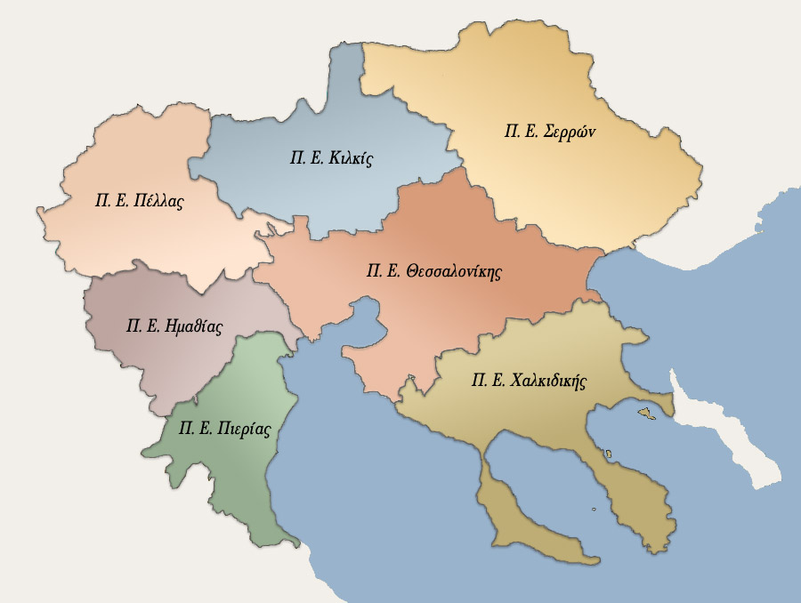 regional map gr